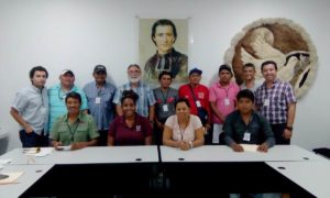 Workshop participants- tourist service providers from Mahahual and members of the Marist University, Merida