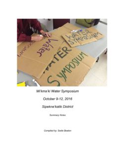 thumbnail of MikmakiWaterSymposium2016Report