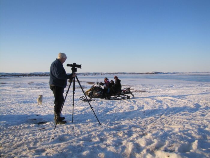 Filming Nakatuenita [photo: Trudy Sable]