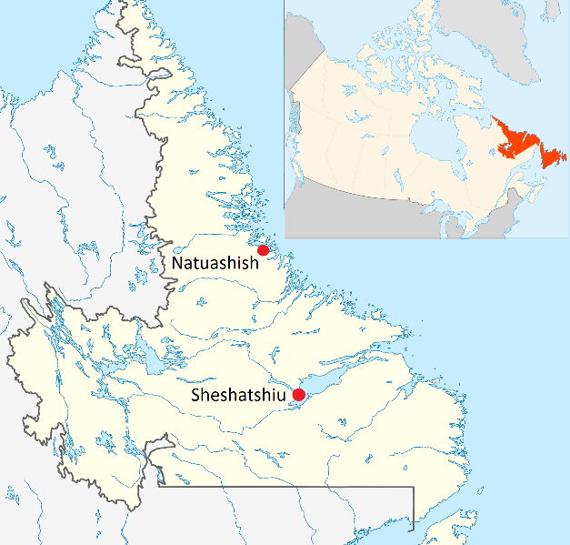 Innu communities in Labrador, Canada